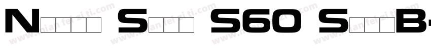 Nokia Sans S60 SemiB字体转换